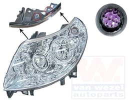 Far Sinyal Sol Motorlu Boxer-Jumper-Ducato 06-14 H1 H7 7 Fişli