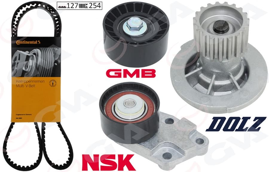 Devirdaimli Eksantrik Gergi Kiti 127x254 Chevrolet-Daewoo Aveo-Cruze-Kalos-Lacetti-Nubira 1.4-1.4-1.6 05-