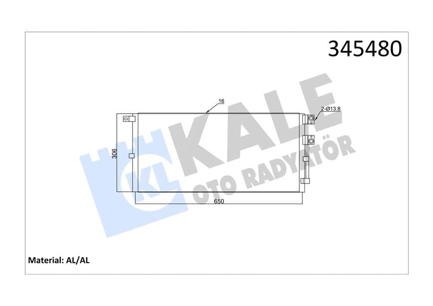 Klima Radyatörü Jaguar X-Type I X400