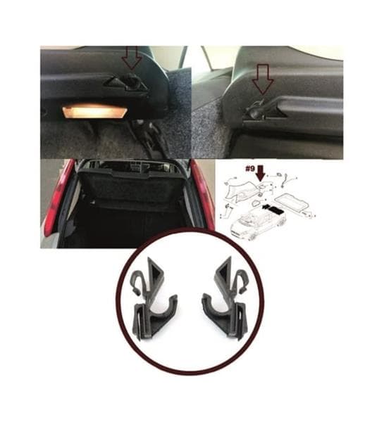 Bagaj Perde Braketi Sol Doblo III-Fiorino-Grande Punto-Stilo