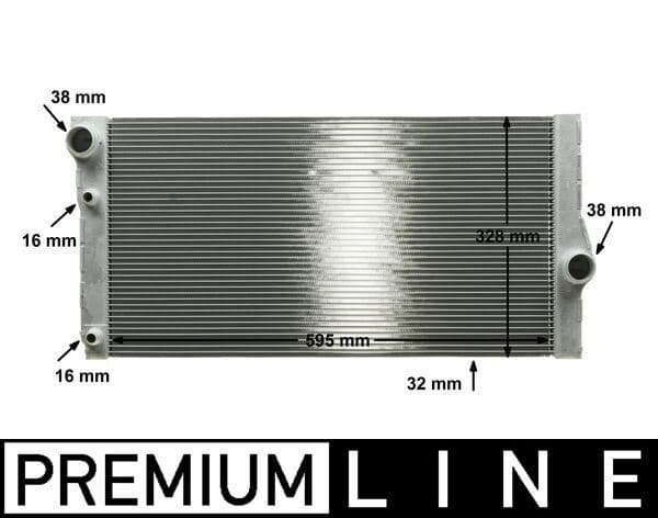 Motor Su Radyatörü BMW N47 N57 F07 F10 F11 F06 F12 F13 F01 F02