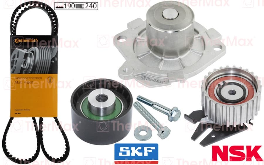 Devirdaimli Eksantrik Gergi Kiti 190x240 Doblo-Bravo-Brava 1.9D-1.9JTD-Astra H-Vectra C T