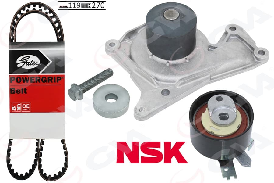 Devirdaimli Triger Kayış Seti Renault Clio IV 12> Symbol III 13> Fluence 09> Megane IV 15> Dacia San Dero II 12> Duster 10> Mercedes OM607 W176 W246 C117 W415 X156 . Nissan Qashqai II 13> Pulsar 14> Ju