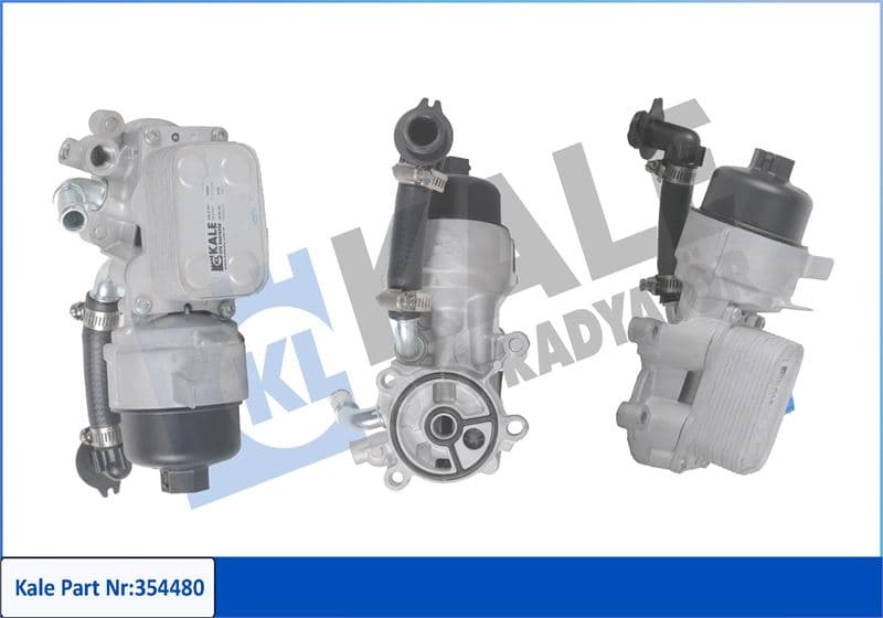 Yağ Soğutucusu Komple Ford Mondeo-Kuga 07> Peugeot C4-C5-407-508 04> Volvo S40-V50 06> 2.0 HDi-TDC İ