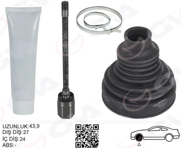 Aks Mili Ön Sağ BMW X5 E70 X6 E71 E72 Şanzıman Tarafi Uzunluk-> 567.5MM
