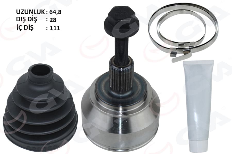 Aks Kafası Diş Amarok 2.0 TDI 10- Cdca-Cdba-Cnfa 2.0 TDI