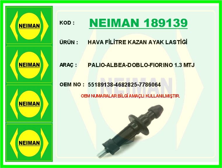 Hava Filtre Bağlantı Braketi Palio-Albea-Doblo-Fiorino 1.3 MTJ
