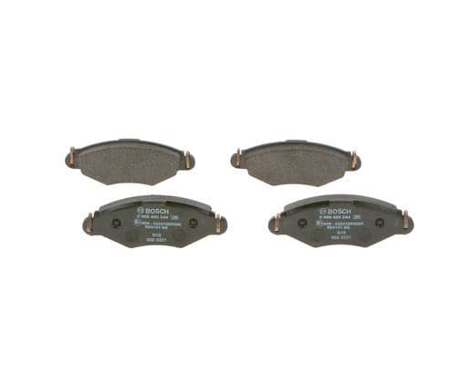 Ön Fren Balatası Peugeot P206 1.4 1.6 09/98> P306 1.4 1.6 5/93> 0986TB2316