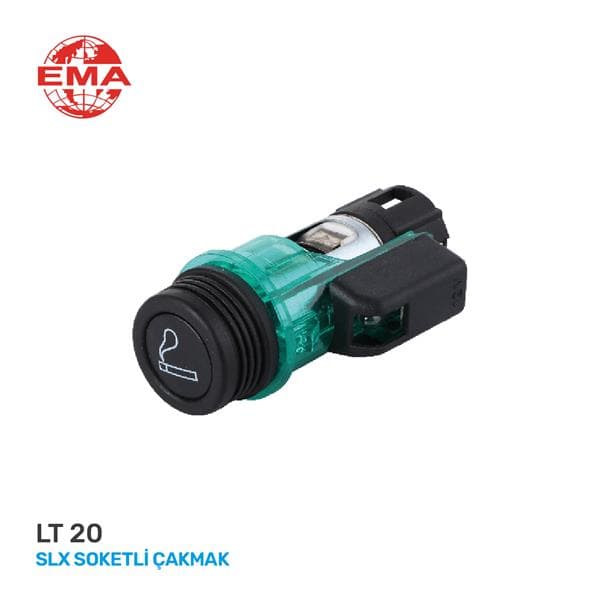 Komple Çakmak Soketli SLX-DKŞ-Doblo-Siena Yeşil / 3 Fişli