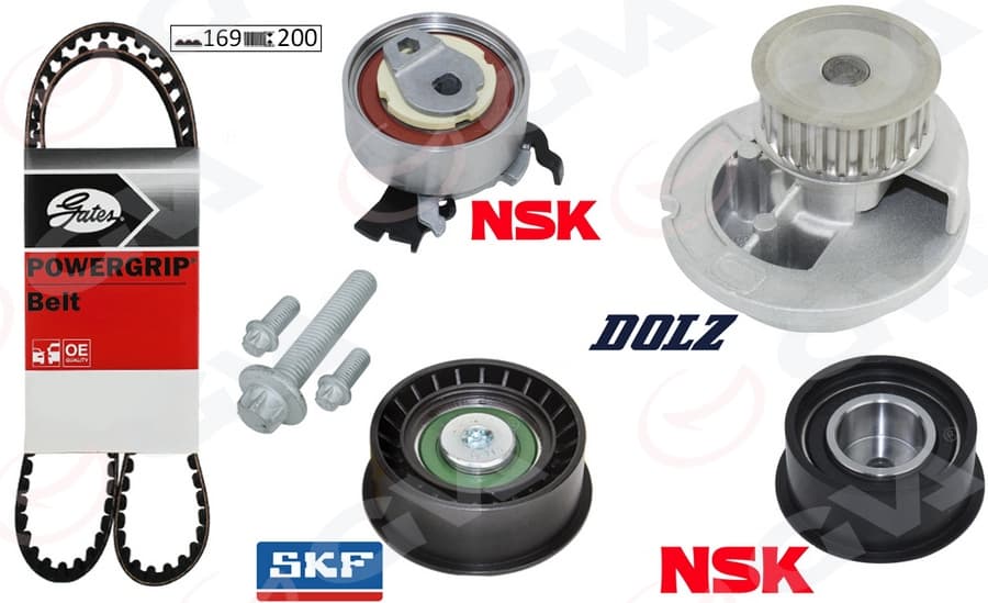 Devirdaimli Eksantrik Gergi Kiti Astra F-Corsa B-Vectra B 1.4i-1.6i-1.8i 16V X14XE-X16XEL-X18XE
