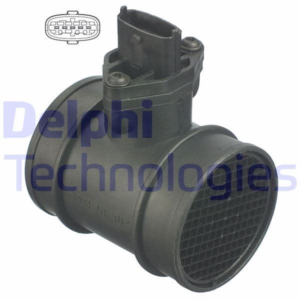 Hava Kütle Ölçer Debimetre Astra G 98-05 -Corsa C 1.7 00> Vectra B X20DTH 96-03 1.7-2.0 16V