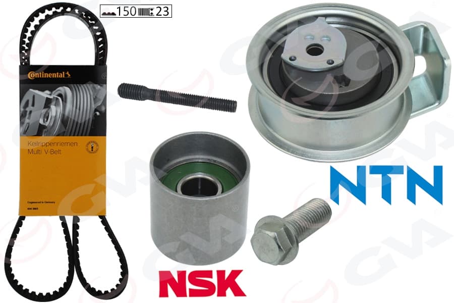 Triger Seti 150x23 PASSAT1.8T 01-05 2.0 01-05 -A4-A6 1.8T BFB-Awm-Awt-Alt K035491XS Kütüksüz