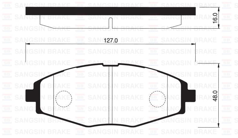 Ön Fren Balatası Chevrolet Kalos 05>10 Spark 05> Matiz 05>13 Lanos 97>