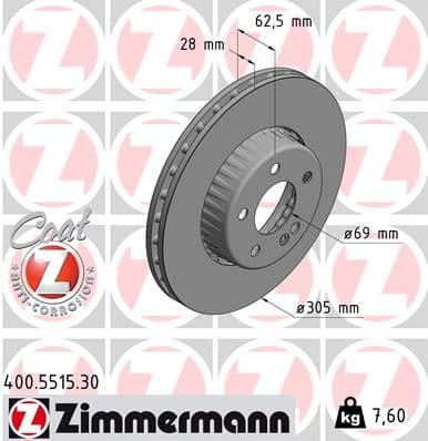 Fren Diski Ön Mercedes W205 S205 C205 A205 W213 S213 C238