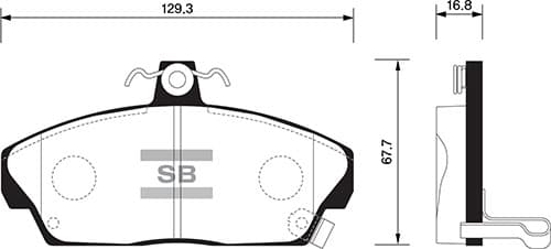 Ön Fren Balata Honda Civic 1.6L D16 Vtec VTi 01-05 / 1.6L D16A Euro 96-99