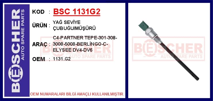 Motor Yağ Seviye Sensörü Müşürü P207-P208-P301-P307-P308-P2008-P3008-P5008-RZC-Expert-Partner- Berlingo-C2-C3-C4-C5-DS3-DS4-DS5-Jumpy-Xsara-Nemo 1.4-1.6 HDi-Bluehdi 1.6 THP-VTi