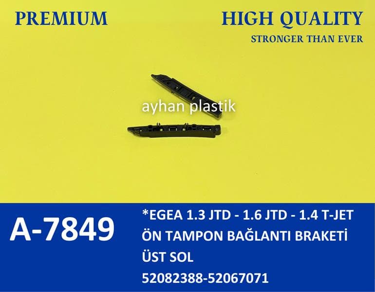Ön Tampon Bağlantı Ayağı Sol Üst Fiat Egea 1.3 JTD-1.6 JTD- 1.4 T-Jet