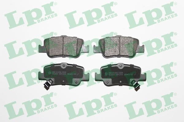 Arka Fren Balata Toyota Auris. Corolla 1.33L 1.6L 1NR-Fe 1ZR-Fae NRE180 ZRE181 ZRE185 12-> 1.4L 1ND -FTV D-4D NDE150 NDE180 07->