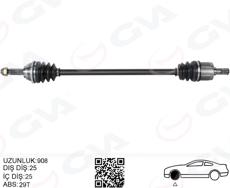 Komple Aks Ön Sağ Hyundai Accent Admire 1.3-1.5-1.6 03-06 Accent Milenium 1.3-1.5-1.6 00-03