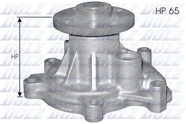 Devirdaim Su Pompası Toyota Yaris 1.0L 1SZ-Fe SCP10 03-05 / 1.3L 2SZ-Fe SCP12 SCP90 03-09 4 Delik Flanş