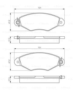 Ön Fren Balatası Renault Kangoo 97> Clio Symbol I 98> Citro N Xsara 97>02 Peugeot 306 96>01