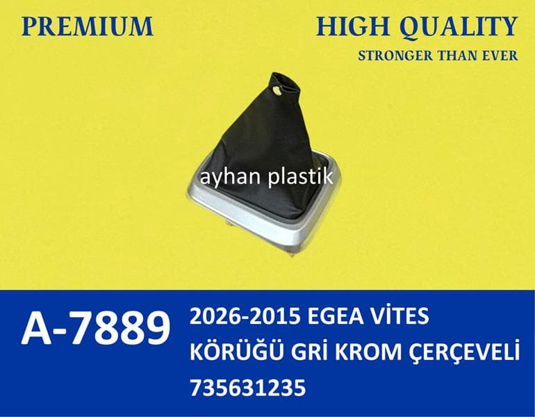 Vites Körüğü Gri Krom Çerçeveli Fiat Egea 15>