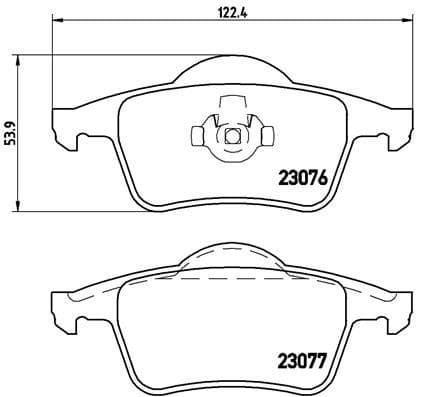 Arka Balata Volvo S60 2000-2010 S80 1998-2006 V70 97-07 XC70 97-07 S70 97-00