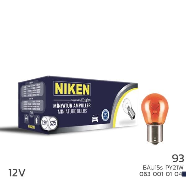 Niken 93 Ampulyakin Tir. BAU15s PY21W Amb 10LU