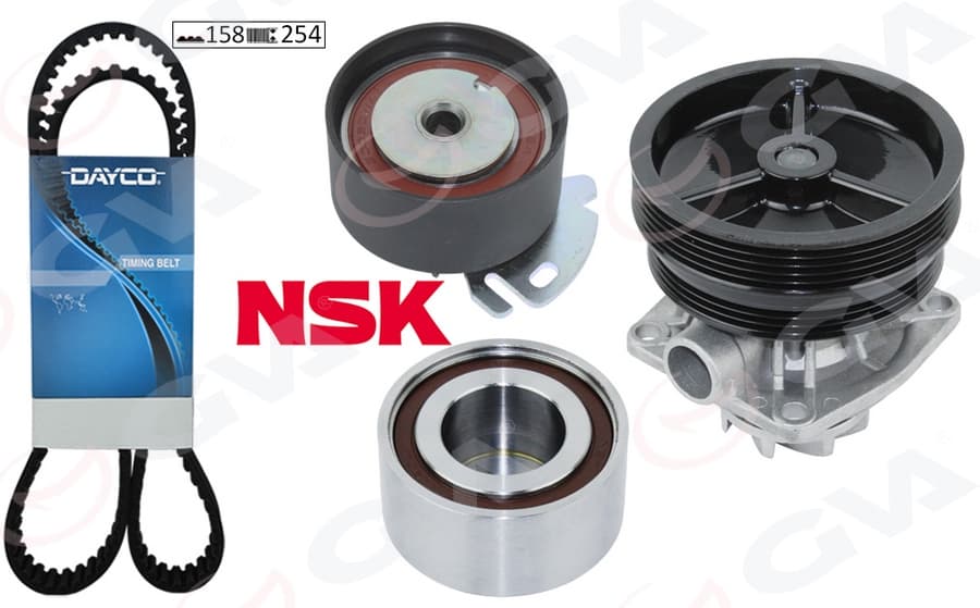 Devirdaimli Eksantrik Gergi Kiti 158x254 Brava 95-01 -Doblo 01- -Palio-Albea 96- -Marea 97-02 1.6