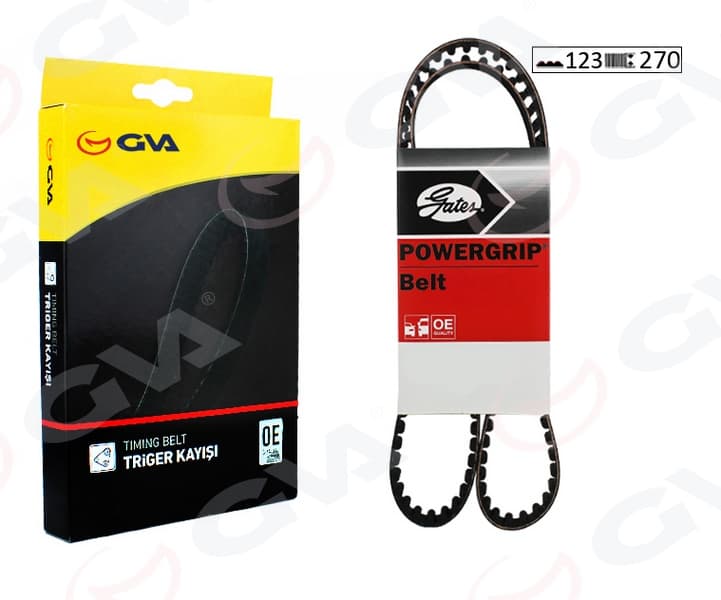 Triger Kayışı 123x270 123 Diş Renault Clio 02> Kangoo 02> Megane II 02> 1.5dCi Nissan Micra 1.5L dCi K9K7 Dizel K12 03-10 13028BN700