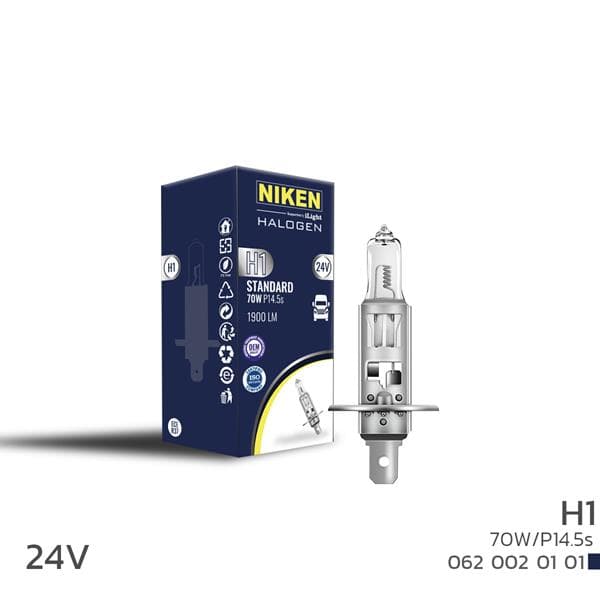 Niken 24V H1 70W Halojen Ampul P14.5s