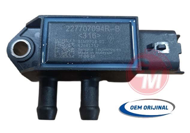 Egsoz Partikül Basinç Sensörü-Orijinal Ürün Renault Megane IV 15> Talisman 16> Clio V 19> Nissan Qas Hqai II 18> 1.-Dacia Duster II 18>DOKKER 18>