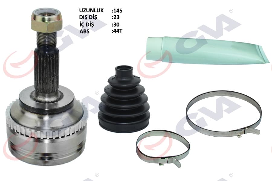 Aks Kafası Diş Ön Clio Symbol Thalia 1.5 dCi 08- Absl Li 44DİŞ 23x30x57.5 145mm