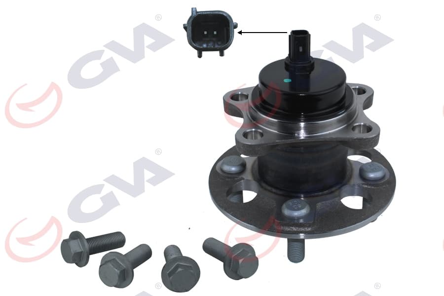 Arka Teker Poryasi Rulmanlı Toyota Yaris 1.0L 1KR-Fe KSP90 06-11 / 1.3L 2SZFE SCP90 Vvti 06-11 / 1.33L 1NR-Fe NSP90 06-11 / 1.4L 1NDTV D-4D NLP90 NLP130 06-> 4 Bijon