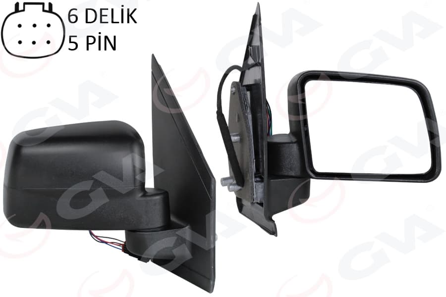 Diş Dikiz Aynasi Sağ Ford Connect 09> Elektrikli