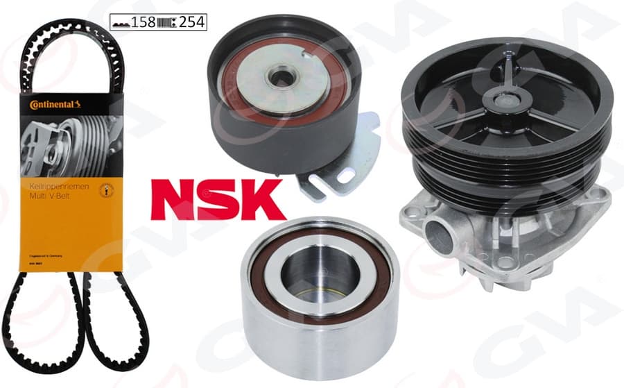Devirdaimli Eksantrik Gergi Kiti 158x254 Brava 95-01 -Doblo 01- -Palio-Albea 96- -Marea 97-02 1.6
