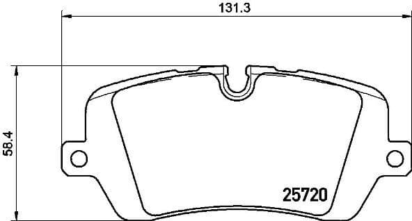 Fren Balatası Arka Land Rover Defender L663 Discovery L462 Range Rover L405 L494