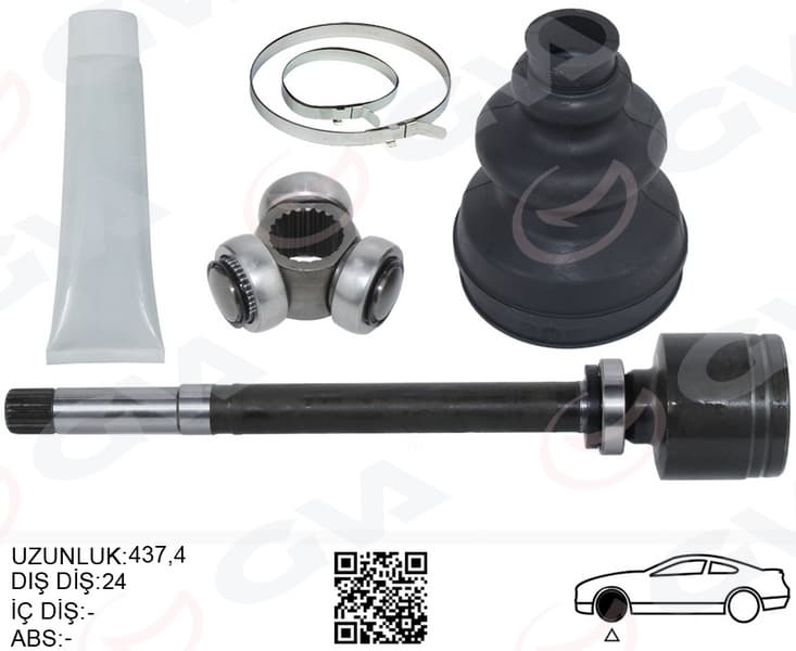 Aks Kafası Sağ Ön İc Fiat Scudo 270 1.6 MJT 07-