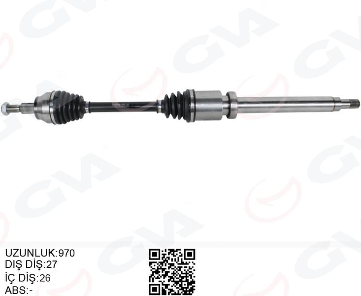 Ön Aks Komple Sağ Focus III 11 >17 C Max 10 >17 1.0 Ecoboost -1.5-1.6TDCI