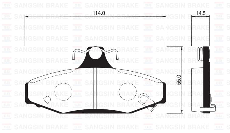 Ön Balata A6 2.7T Quattro 97-05 Arka Balata Disk Ssangyong Musso 95> Korando 02>