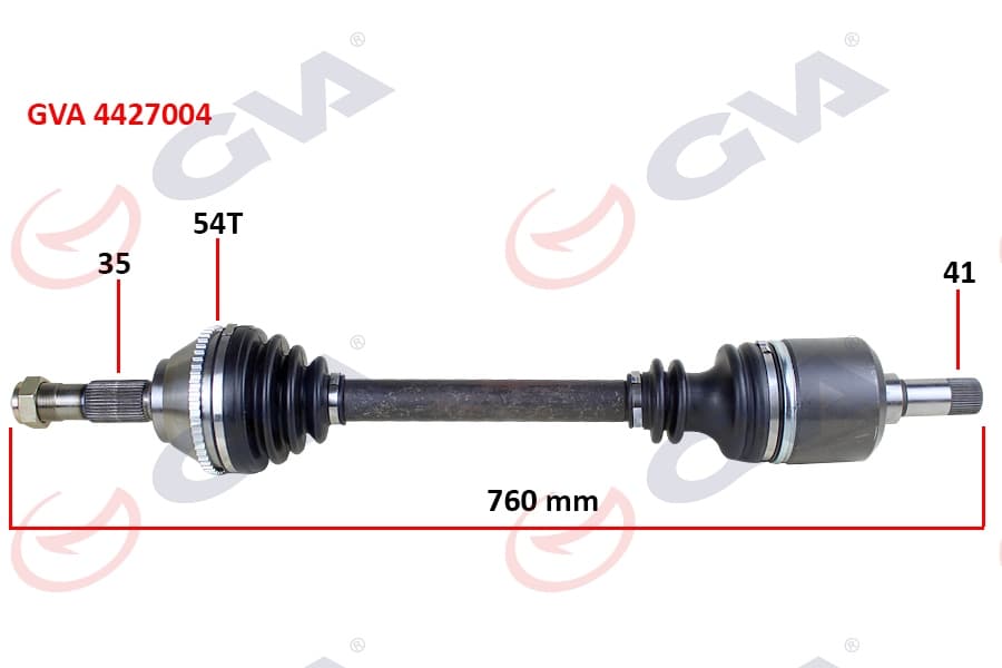 Komple Aks Sol Ducato-Boxer-Jumper 2.5 D 94-02 18Q Abs Li 54DİŞ 762mm