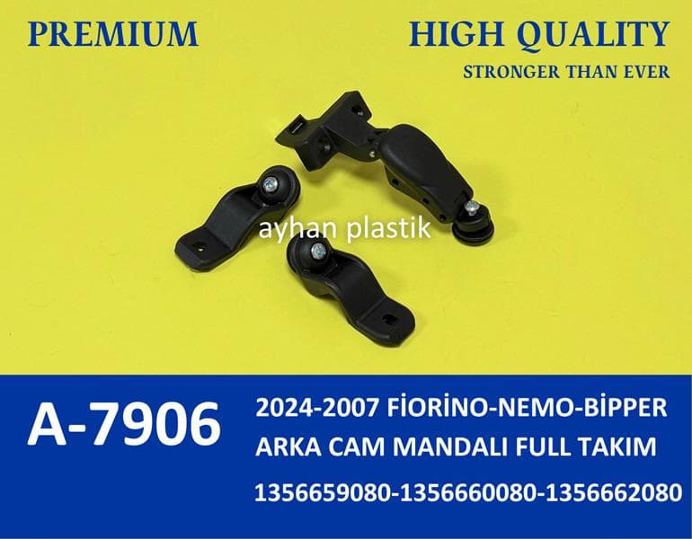 Arka Cam Mandali Full Takım Fiat Fiorino 07>24 Psa Nemo-Bipper