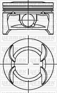Piston Segman 1.00 Astra H-J İnsignia A-Mokka-Zafira B-Trax-Cruze-Aveo 1.6 16V A/B/Z16XER-Lde 80mm