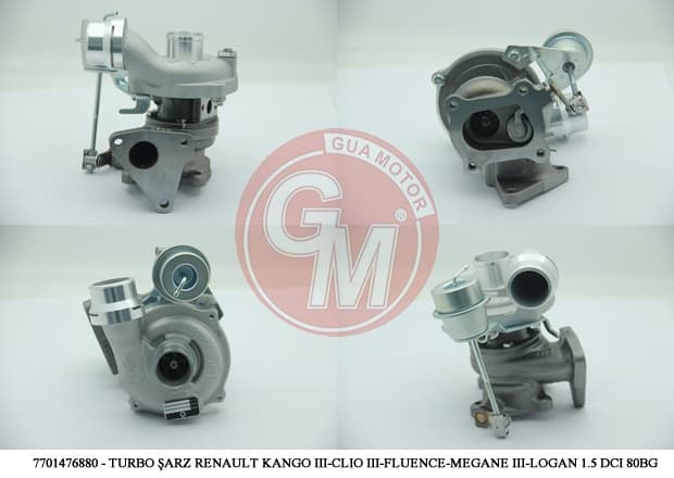 Turbo Şarj Renault Kango Dacia Logan Logan MCW 1.5 dCi 80-85BG