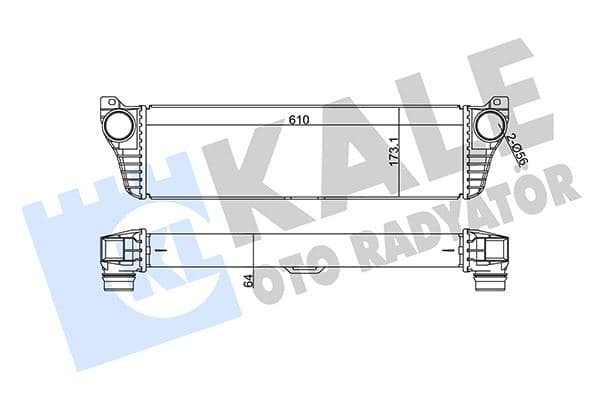 Turbosarj Radyatörü Mercedes Vito W639 03>