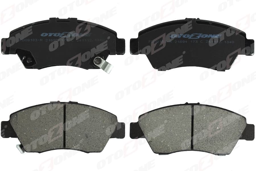 Ön Fren Balata Büyük Tip Honda Civic 1.6L B16A2 Vtec 16v 160hp Ek 96-98 / 1.4L D14 3 Kapı - H/B Es 01-05 Kalınlık : 16.00 MM - Aşınma İkaz Soketli