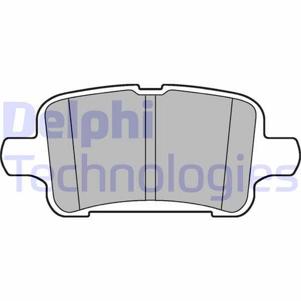 Arka Fren Balatası Opel Astra K 1.0-1.4-1.4T-1.6T-1.6 Cdti 16>22 106.5x46.3x16.6