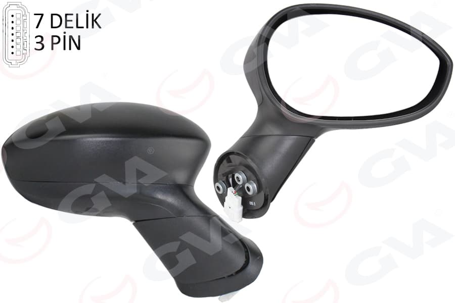 Diş Dikiz Aynasi Sağ Grande Punto 05>LINEA 07> Elektrikli 7 Fiş VM-6156ER