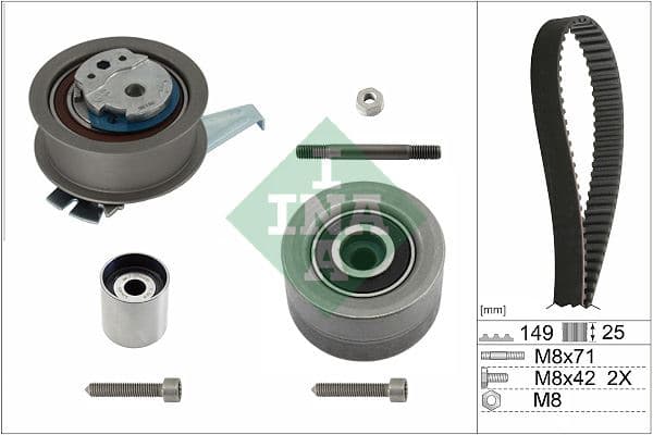 Triger Seti VW-Skoda-Audi-Cupra-Seat 16> Ford 23> 2.0 TDI Dsud-DTRB-DTRD-Deze-Dtna-Dtua 149 Diş