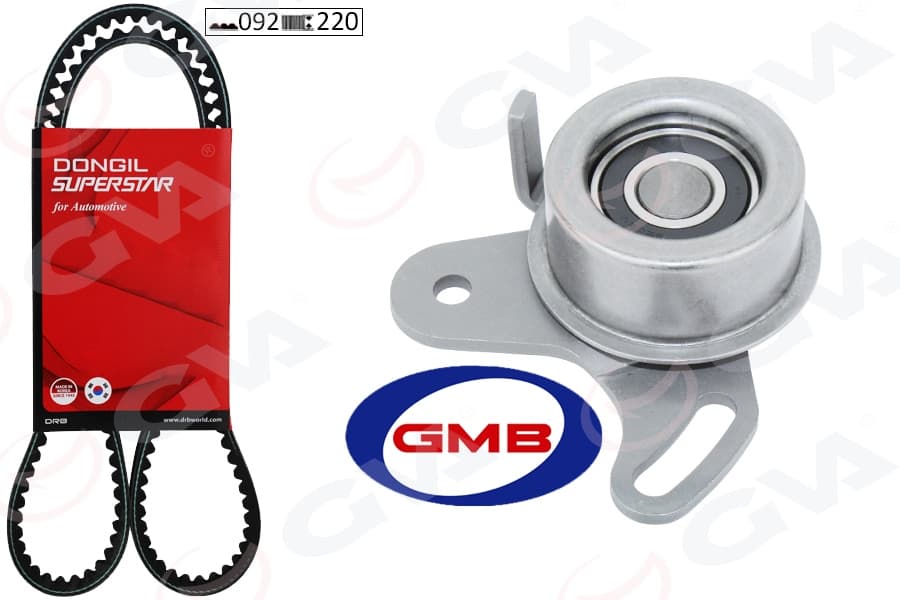 Triger Kayış Seti Eksantrik Seti Hyundai Accent 1.3L 4G13 G4EH 95-00 / 1.5L G4EK Karbüratörlü 95-00 1 Kayış 1 Rulman 092x220